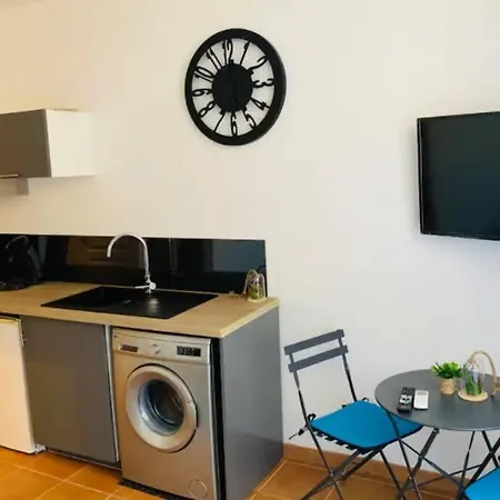 公寓 Studio Equipe A 30m De La Plage De Miomo,5mn De Bastia,cap-corse Santa-Maria-di-Lota